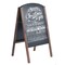 Costway 31.5&#x27;&#x27; Wood A-Frame Chalkboard Menu Sign Board Sidewalk Wedding Signage